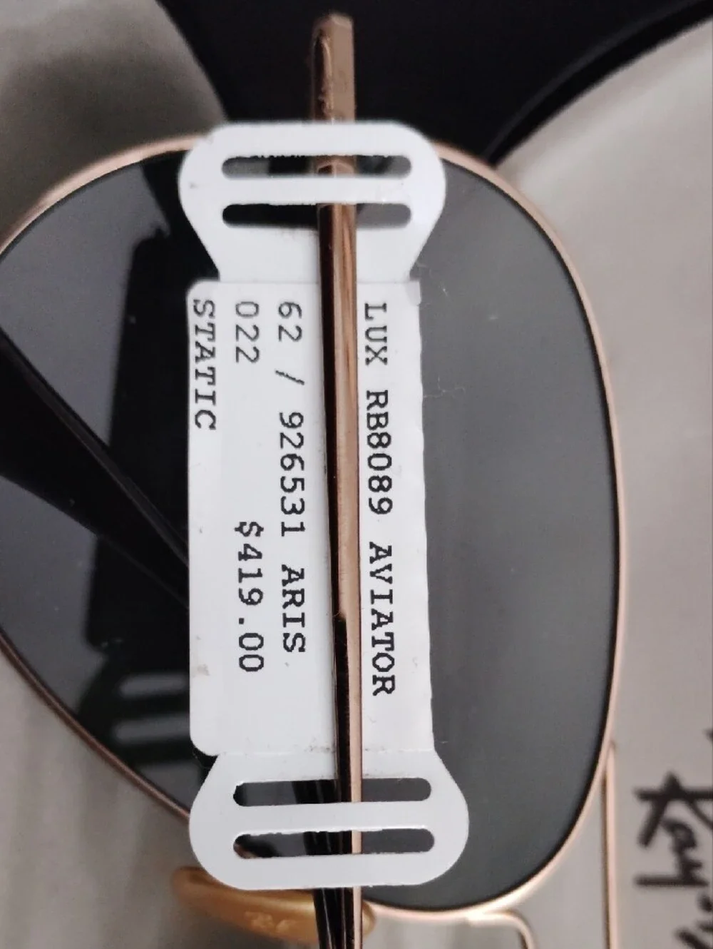 Ray-Ban Aviator Sunglasses - Green Lenses, Gold Frame